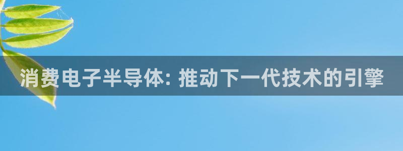 k8凯发天生赢家·一触即发|消费电子半导体: 推动下一代技术的引擎